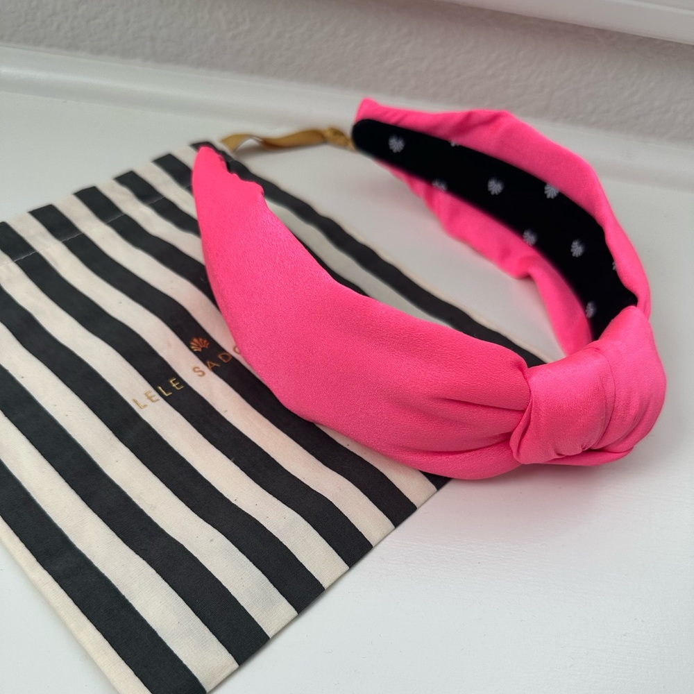 Lele Sadoughi Hot Pink Headband